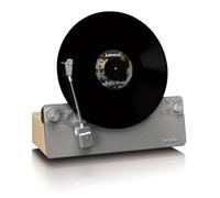Platine Vinyle Verticale rétro Vintage Grise ¿ Tourne-Disque - Bluetooth 5.3 - Platine Vinyle