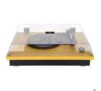 Platine Vinyle Vintage - Majestic - Marron - Plastique - 43x12,5x34 cm