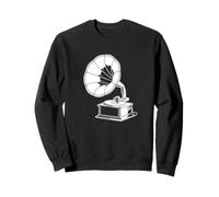 Platine Vinyle Vintage Record Player Classique Gramophone Sweatshirt