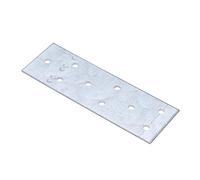 Platines d'assemblage pour Sommier Plaqué Zinc 40x160x2mm Plaques de Raccord Tole Acier Perforée Supports Universels pour Bois pour la Fixation, l'assemblage et la Réparation des Connecteurs (10pces)