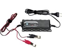 Platinet 13313 Chargeur, Chargeur automatique 6 V, 12 V 1 A, 3.8 A
