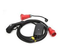 PLATINET - CHARGEUR VEHICULE ELECTRIQUE - PORTABLE RAPIDE 16A - 11kW + CABLE 5M 2EN1 SECTEUR / TYPE 2 VERS TYPE 2 G