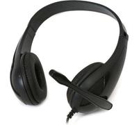 PLATINET Platinet FH4008B - Casque stéréo - oreillettes souples - câble long - avec microphone - noir