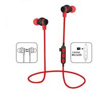 Platinet PM1061R casque Sans fil Ecouteurs Appels/Musique Bluetooth Rouge