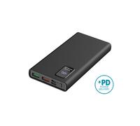 PLATINET Power Bank 10 000 mAh Polymer PD 3.0 QC 3.0 Écran LED Noir