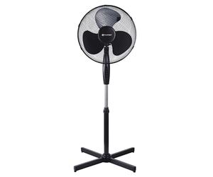 Platinet PSF1616B Ventilateur sur pied haute puissance 40 W avec 3 niveaux de vitesse / fonction Swing Noir