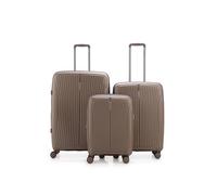 PLATINIUM - Valise Polypropylène Paris (Champagne, Set de 3)