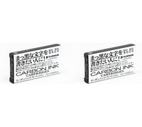 Platinum Cartouches d'encre Carbone - Noir (Lot de 2)