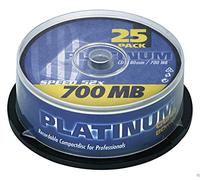 Platinum CD-R 700 Mo, CD vierges (52 x 80 min) 25er Spindel Platinum