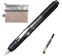 Platinum Curidas PKN7000 Stylo à plume complète avec kit convertisseur (#7 graphite fumé, EF (extra fin)
