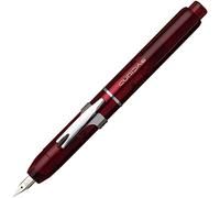 Platinum Fountain Pen Curidas PKN-7000#77-F Stylo plume rétractable à pointe fine avec autocollant Kanji Love Rouge