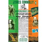 Platinum Musique Irlande Ltd James Connolly la Rébellion Irlandaise de Pâques 1916 Proclamation A4 Poster en Anglais/Irlandais