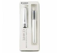 Platinum Plaisir Ice White Stylo plume (fin)