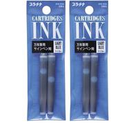 Platinum Preppy Pen Ink Refill 2/Pk Lt Blue (Lot de 2)