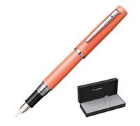 PLATINUM Procyon PNS-5000#25 Stylo-plume Fin/Couleur : orange kaki/fait à la main/avec coffret cadeau/stylo plume