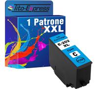 Platinum Series 1 Cartouche d'encre XXL Cyan Compatible avec Epson 202XL 202 XL - pour Epson Expression Premium XP-6000 XP-6006 XP-6100 XP-6105 - Cyan 10ml