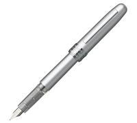 Platinum Stylo à plume, pointe medium blanc glace