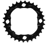 Plateau vtt double diam 96 exter 36dts noir 4 branches shimano orig.mt500 10v (36/26) noir G