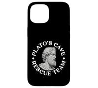 Plato Cave Rescue Team Design pour un fan de philosophie Coque pour iPhone 15