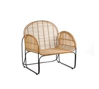 PLATO DECORATIVO 40X40X2 HOJA DE BANANA NATURAL/BLANCO