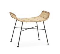 PLATO DECORATIVO 40X40X2 HOJA DE BANANA NATURAL/BLANCO