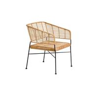 PLATO DECORATIVO 50X50X2 HOJA DE BANANA NATURAL/BLANCO