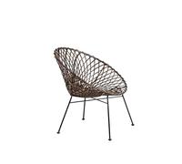 PLATO DECORATIVO 60X60X2 HOJA DE BANANA BLANCO/NATURAL