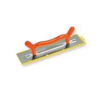 Platoir 2 mains denté à colle inox/plastique Mondelin 50x12cm
