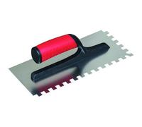 Platoir à colle inox 280x120mm - dents carrées 10mm - - 440130