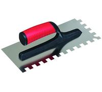 Platoir à colle inox 280x120mm - dents carrées 10mm - - 440130