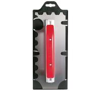 Platoir a colle inox 28x11 dents demi-lune 20x10mm TALIAPLAST - 441436