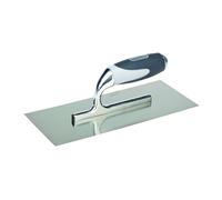 Platoir à lisser inox 12x28 cm manche bi-matière monture courte - TECHNO - T110500