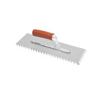 Platoir Acier Dents Inclinées 8x8 36x13cm Poignée Caoutchouc - RAIMONDI - 11343