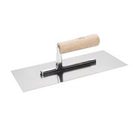 Platoir allemand décor en inox 12x28 cm manche bois - NESPOLI - 136050