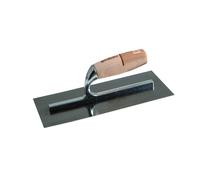 Platoir biseauté à lisser inox 12x28cm manche bois FSC - NESPOLI - 39452