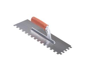 Platoir Denté 36x13cm Acier Poignée Caoutchouc 12x12 - RAIMONDI - 11334