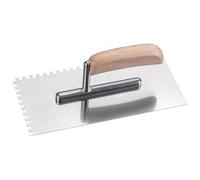 Platoir dentelé inox, 270 x 130 mm, denture 8x8 mm