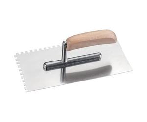 Platoir dentelé inox, 270 x 130 mm, denture 8x8 mm