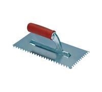 Platoir Dents Inclinées 28x13 cm Poignée Caoutchouc - 6x6 mm - RAIMONDI - 11028HFV