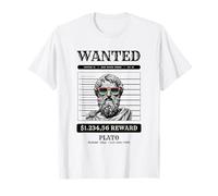 Platon avec des lunettes de soleil voulait un philosophe T-Shirt