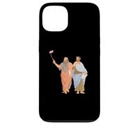 Platon et Aristote prenant des Selfies Philosophie Grecque drôle Coque pour iPhone 13