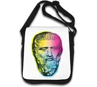 Platon Grèce antique Philosophe grec Athènes Platonist Sac à bandoulière Blanc