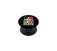 Platon Philosophe Grec Ancien Sagesse Classique PopSockets PopGrip Adhésif