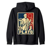 Platon Philosophe Grec Ancien Sagesse Classique Sweat à Capuche