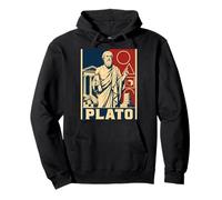 Platon Philosophe Grec Ancien Sagesse Classique Sweat à Capuche