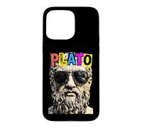 Platon Philosophie drôle Pop Art Portrait Philosophe Coque pour iPhone 15 Pro Max