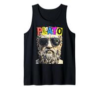 Platon Philosophie drôle Pop Art Portrait Philosophe Débardeur