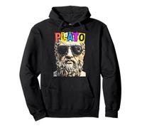 Platon Philosophie drôle Pop Art Portrait Philosophe Sweat à Capuche