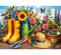 PLATON Puzzle 1000 Golden Boots Blooming Roots 31087