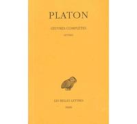 Platon, tome 13, 1ère partie : Lettres